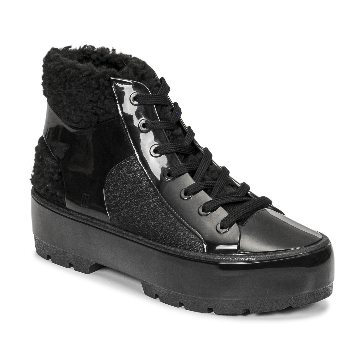 Melissa - MELISSA FLUFFY SNEAKER AD - Black