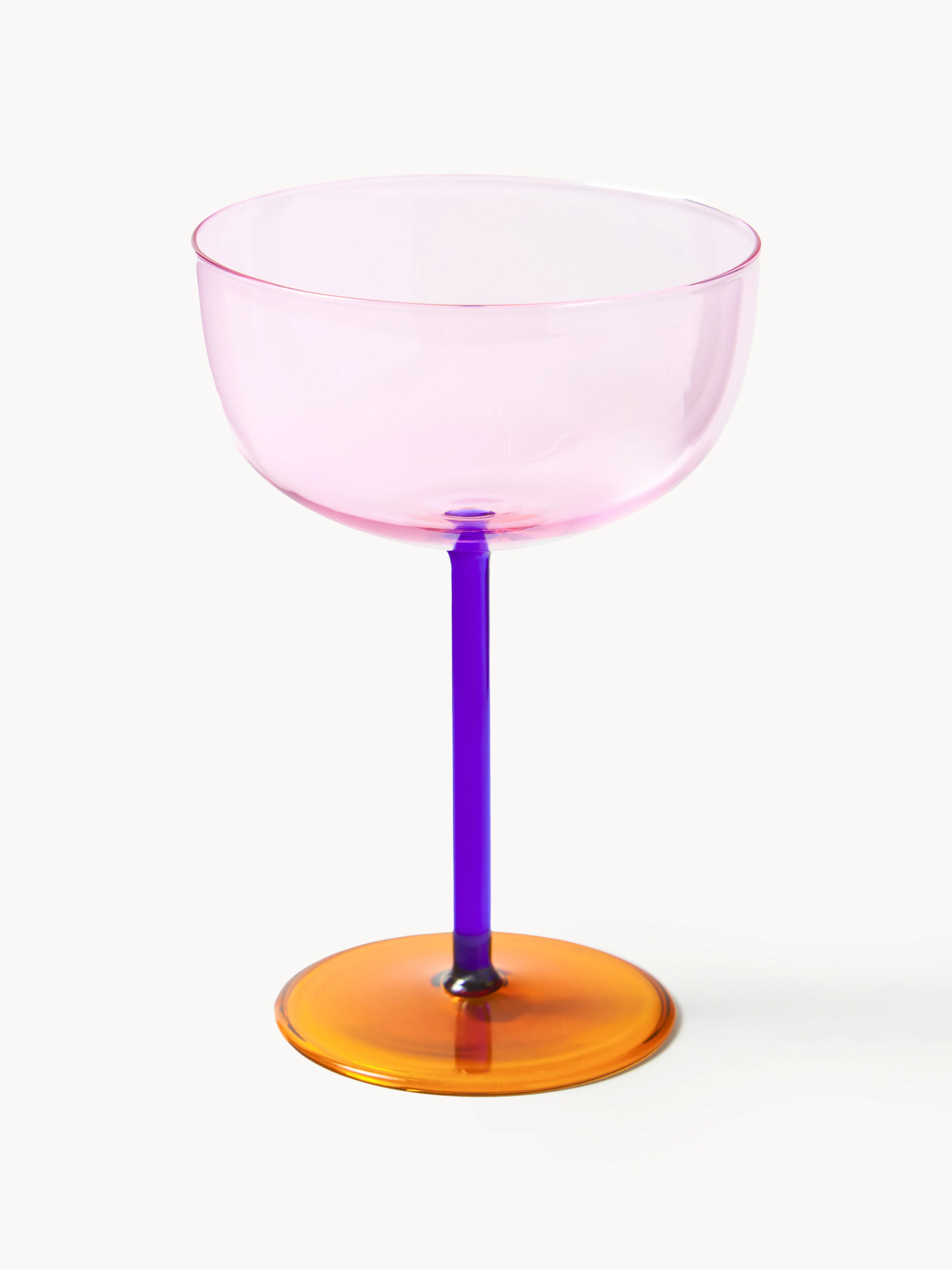 Mundgeblasene Champagnerschalen Karisa, 4er-Set