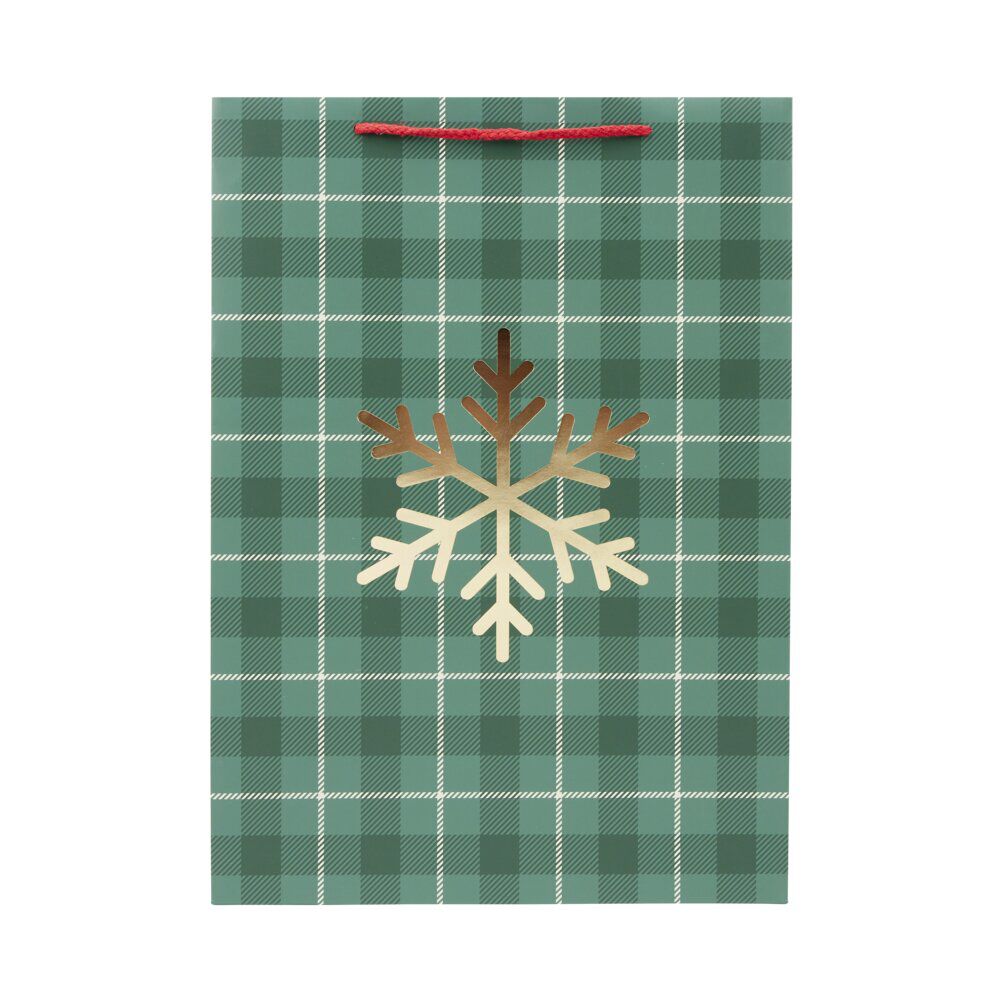 Sac cadeau No&euml;l thème fantasia 33x10xH46cm (2 modèles)