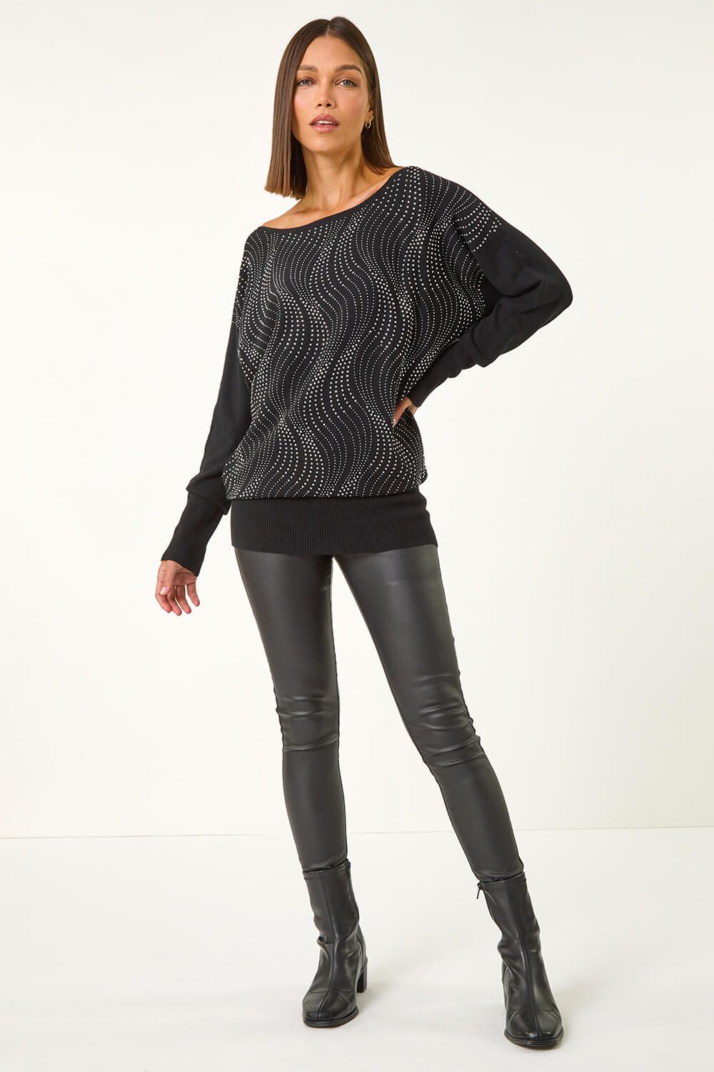 Roman Wave Hotfix Knit Jumper