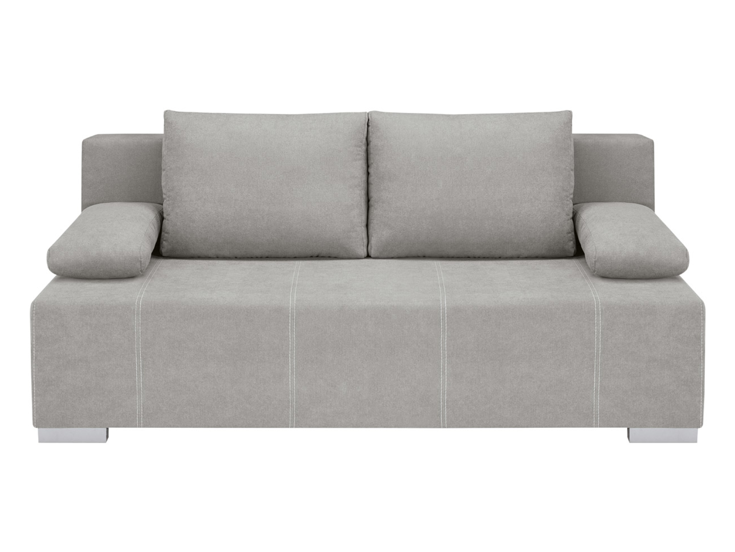 Sofa trzyosobowa Street IV LUX 3DL rozkładana z pojemnikiem szara