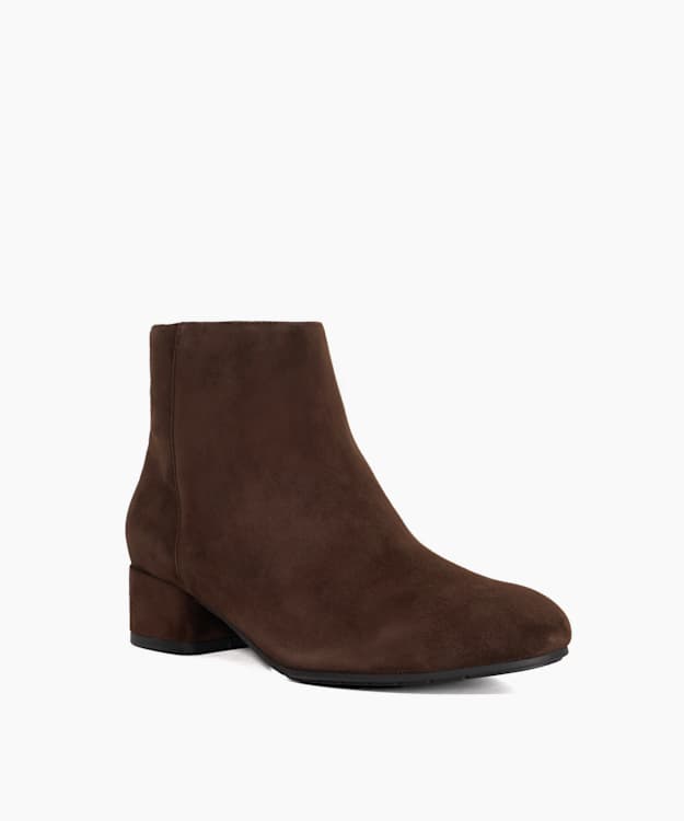Pippie Brown - Wide Fit Ankle Boots