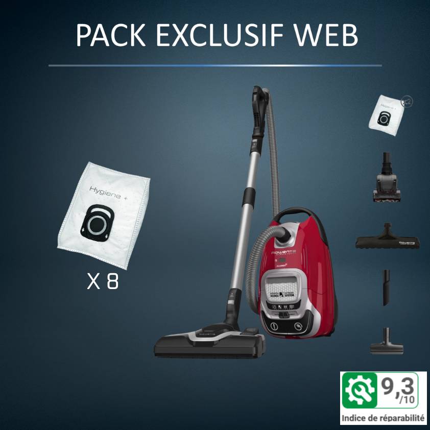 Pack Exclusif Web - Silence Force Effitech Parquet   8 sacs hygiene