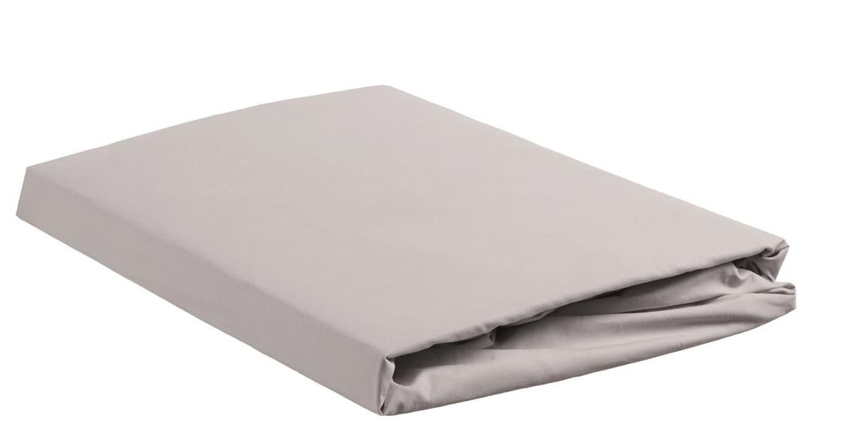 Beddinghouse - Percale-katoen - Split-topper - Hoeslaken - 180x200 cm - Licht grijs