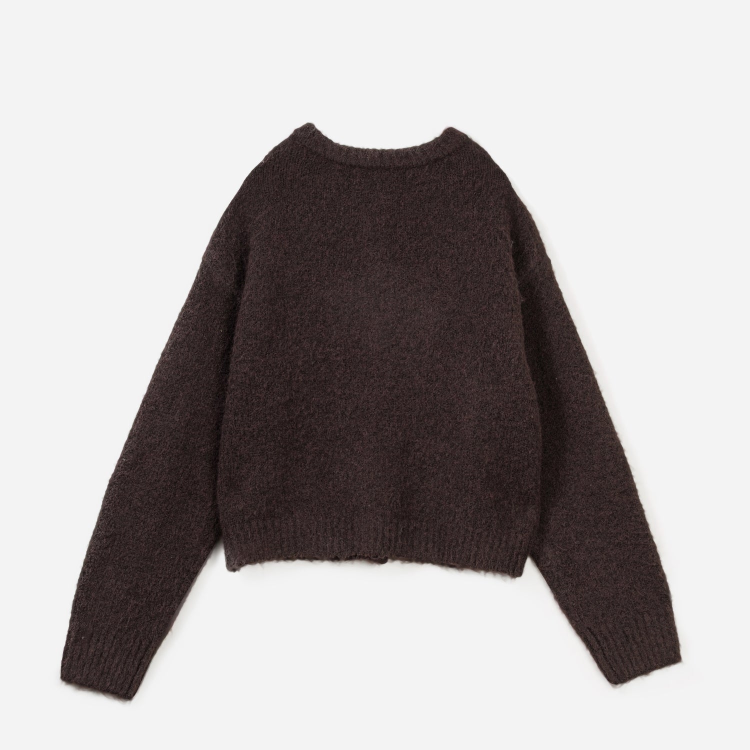 Cardigan TEXTO marron en tricot