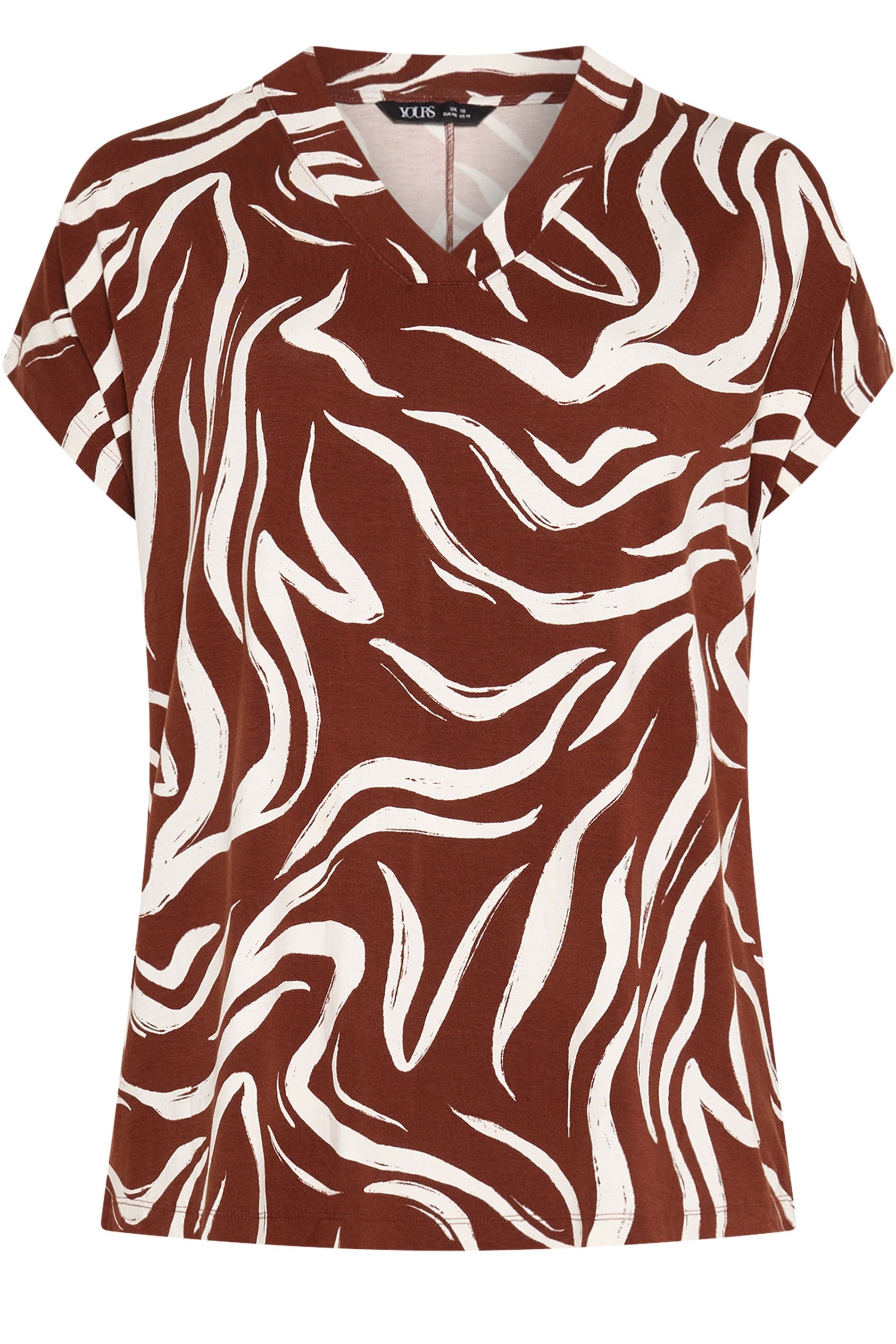 Yours Abstract Print T-Shirt