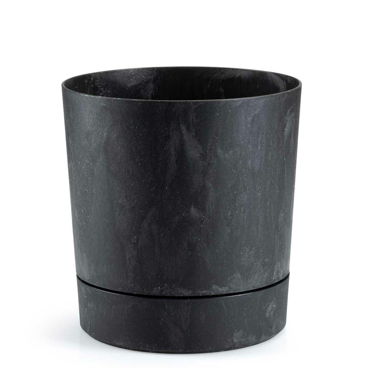Donica z podstawką Azalea recykling 17,5 cm nowoczesna doniczka do salonu