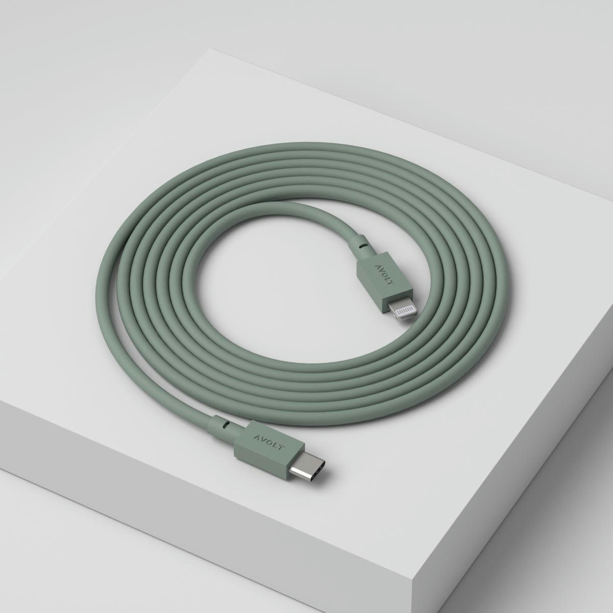 - Cable Iphone Cable 1 USB-c vers Lightning, 2mm Oak Green