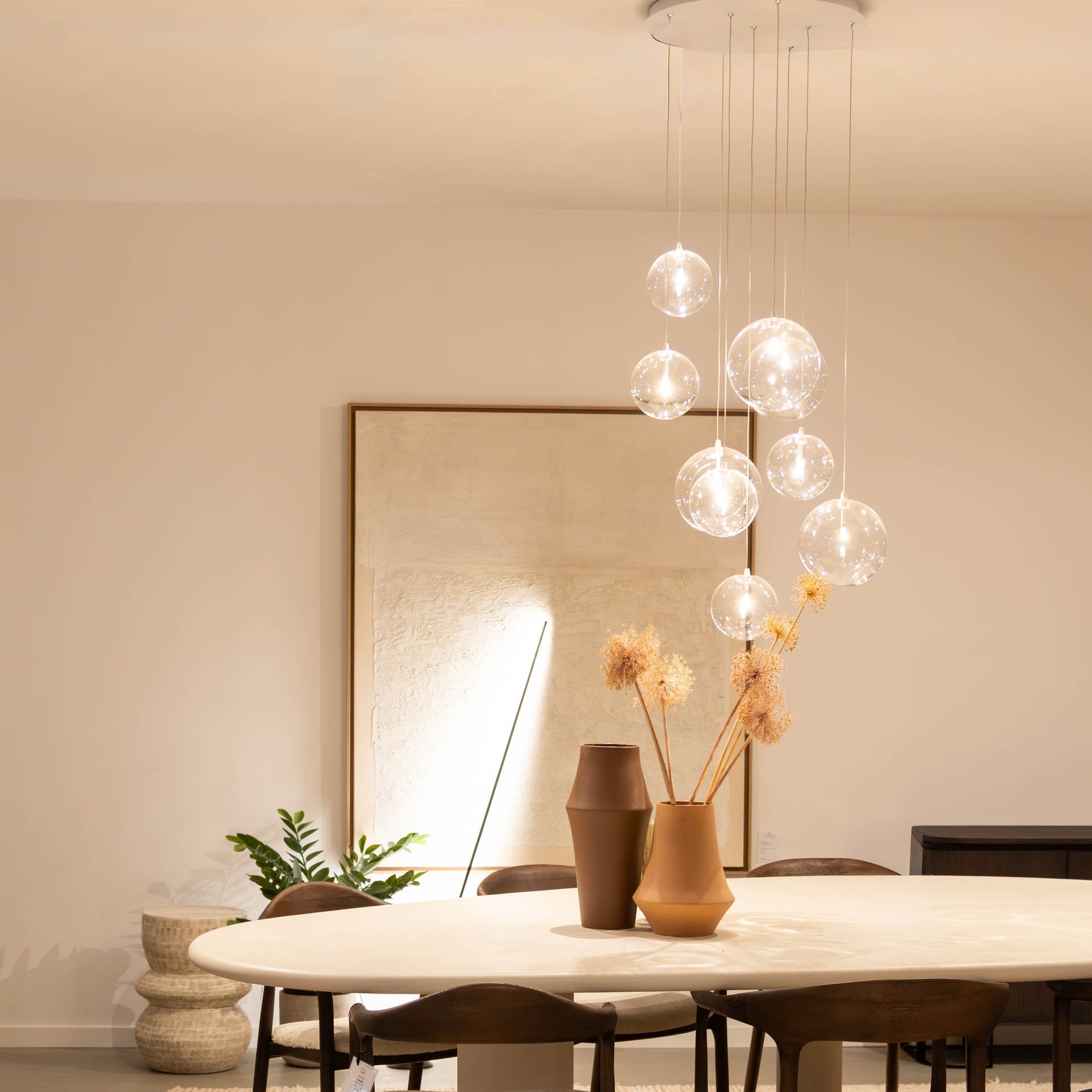Atmooz Hanglamp Woonkamer Zwart Camau 9 White