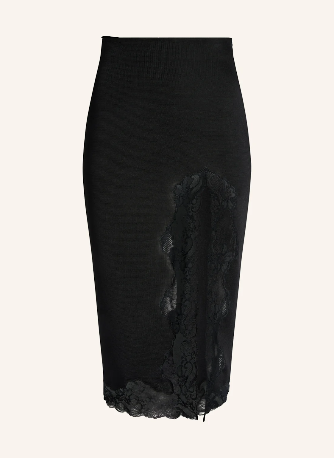 BALMAIN Halblanger Rock mit Spitze