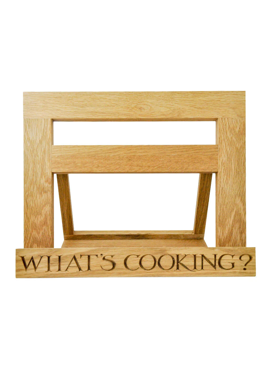 Black Toast Wooden Recipe Stand
