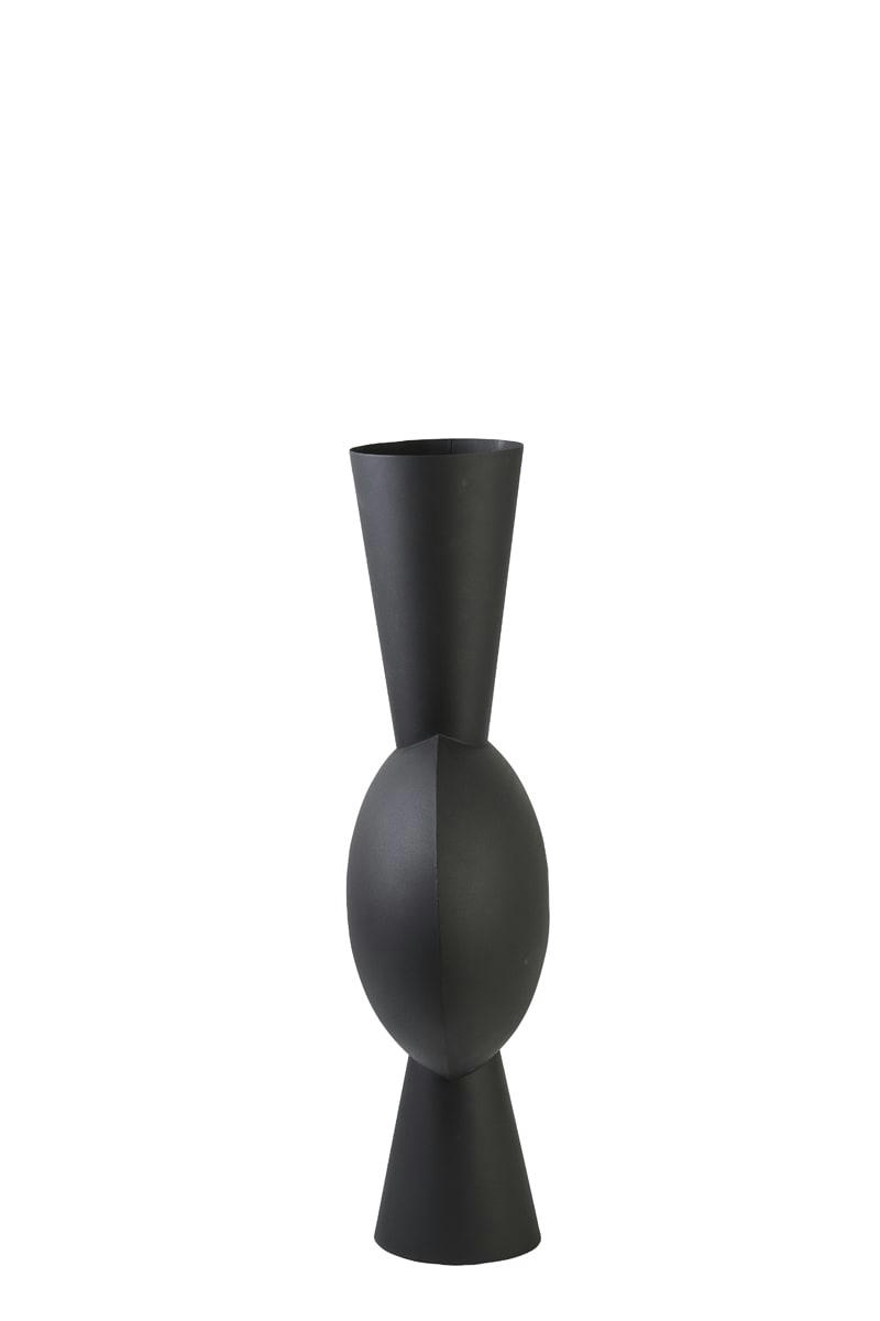 KAVANDU - Vase métal noir 37.5x22x81cm