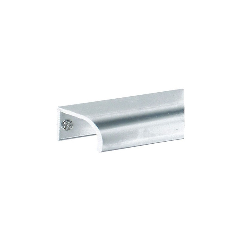 Poignée en aluminium argentée 242 mm LINEA BERTOMANI