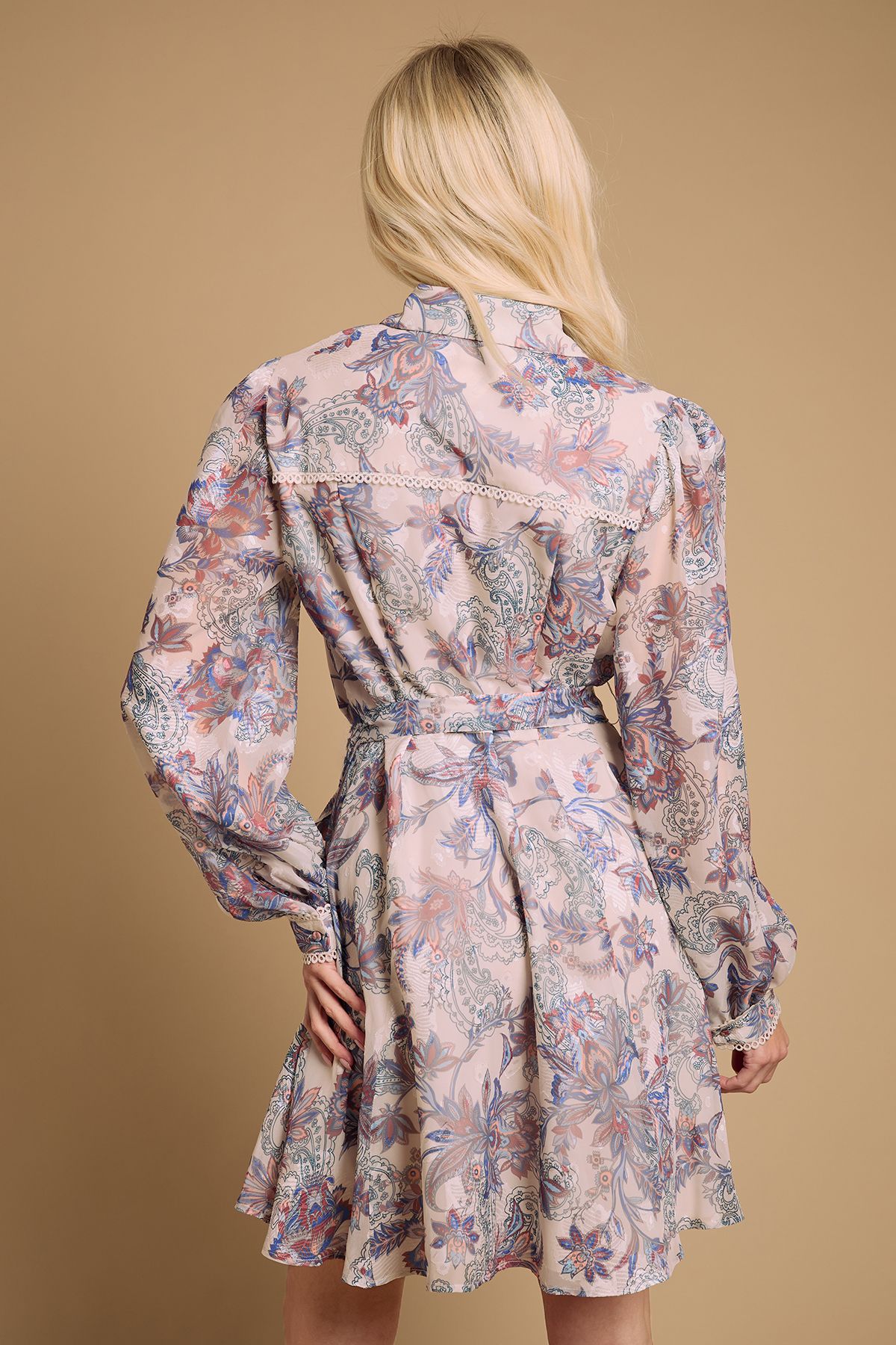 Oasis Burnout Floral Mini Dress