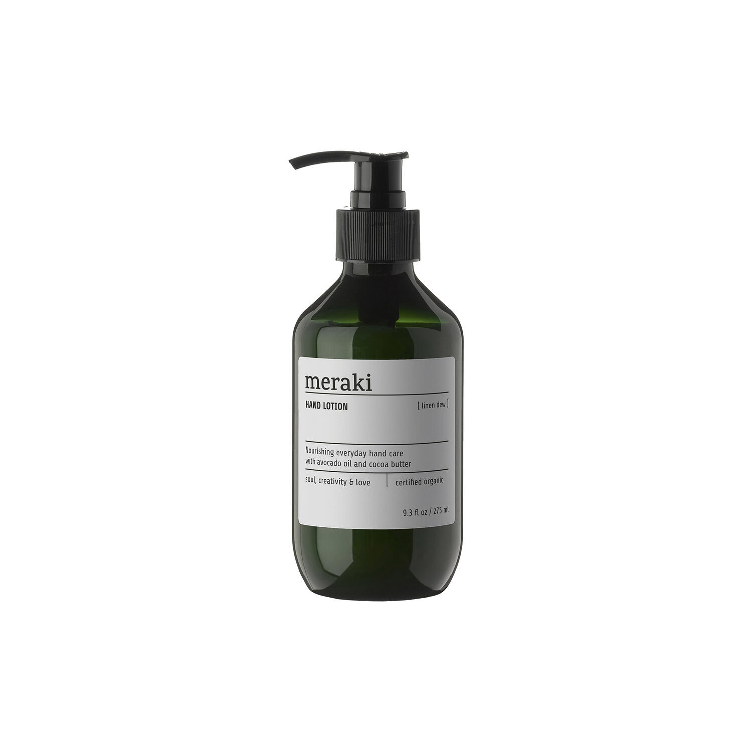 Hand lotion, linen dew