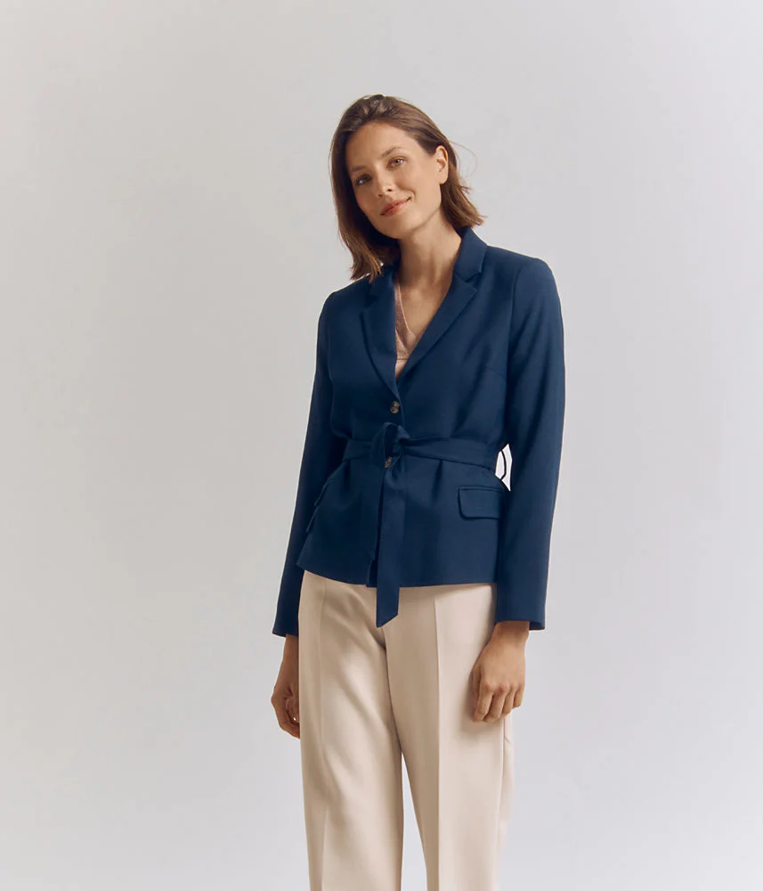 Veste souple ceinturée BANA/82046/317