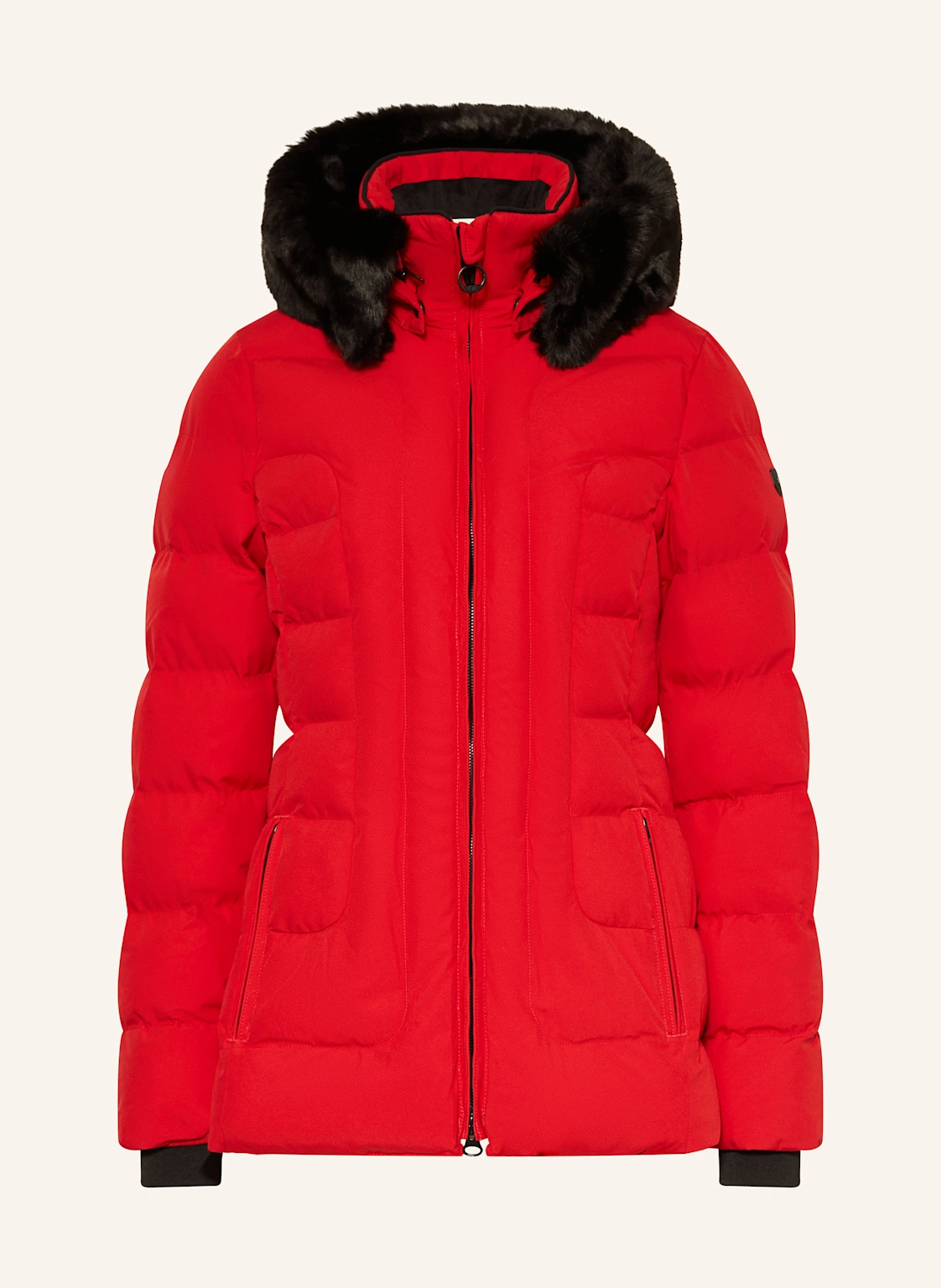 WELLENSTEYN Steppjacke BELVITESSE MEDIUM mit DUPONT™ SORONA®-Isolierung und abnehmbarem Kunstpelz
