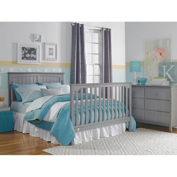 Colton Convertible Crib, Stormy Grey