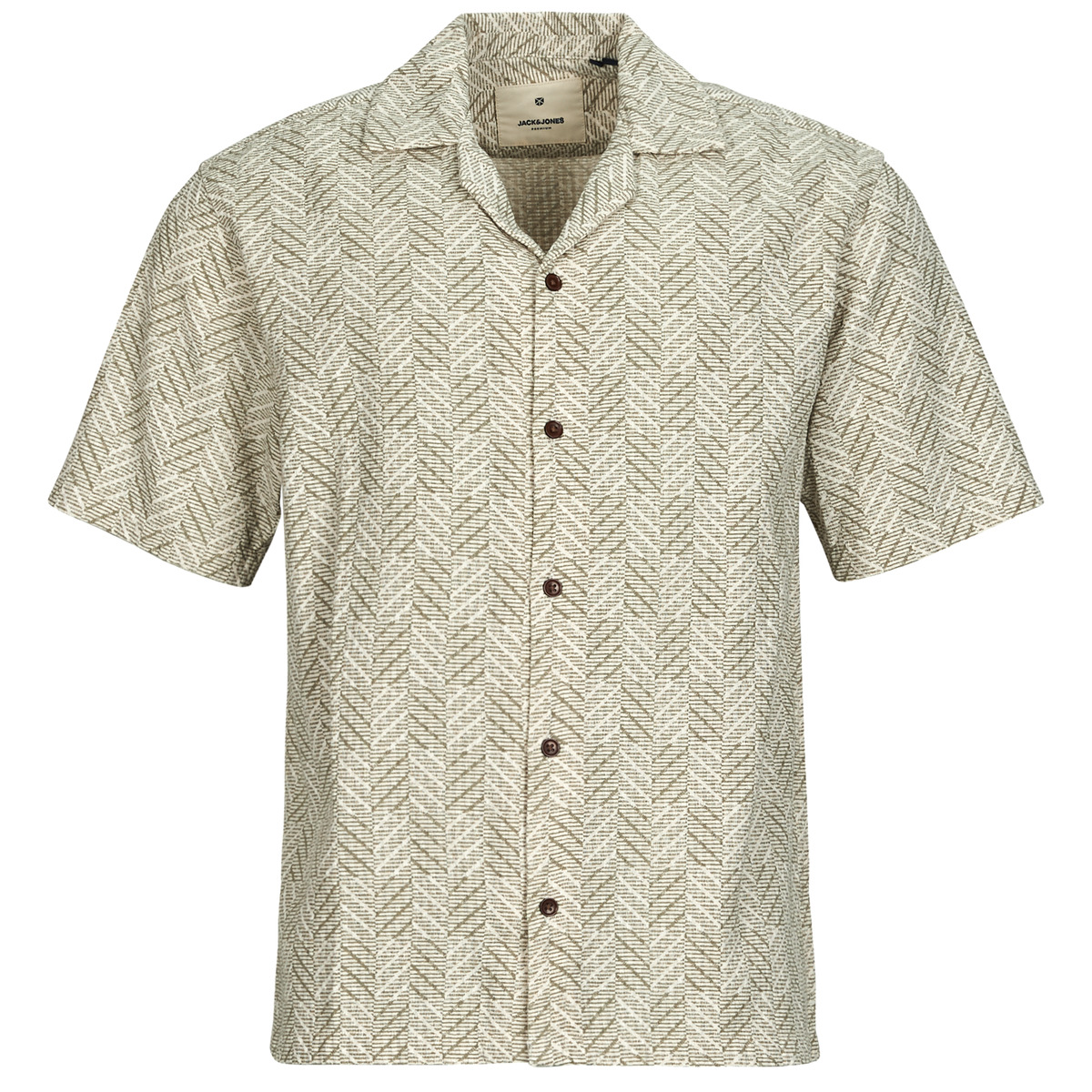 Jack & Jones - JPRBLUVINCENT PRINT RESORT S/S SHIRT SN - Green