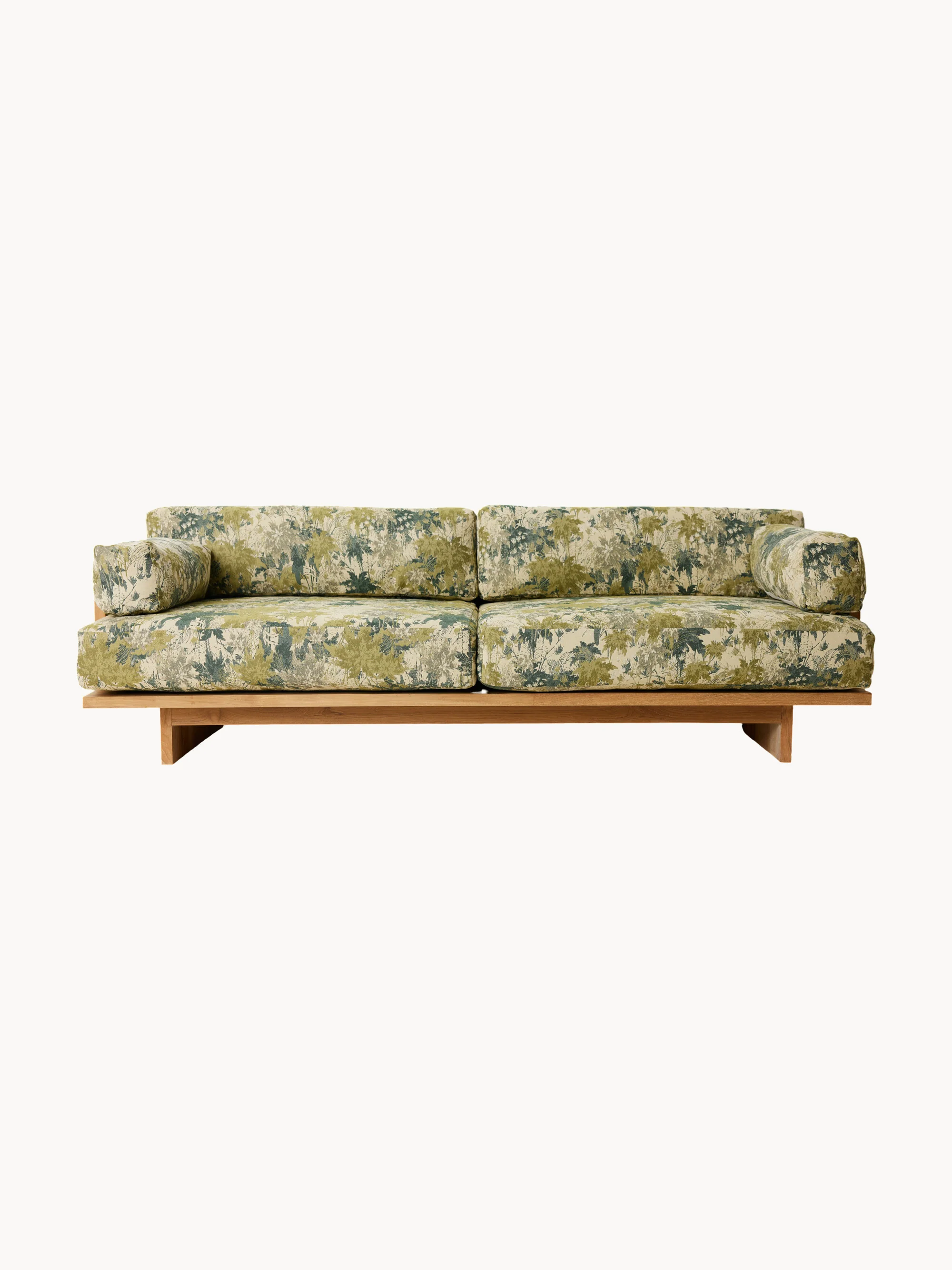 Garten-Sofa Botanical aus Teakholz