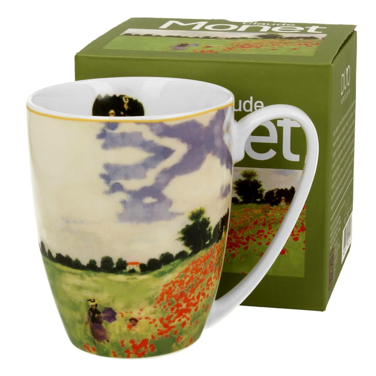 Kubek Classic Monet Poppy Field porcelanowy 360 ml kolorowy