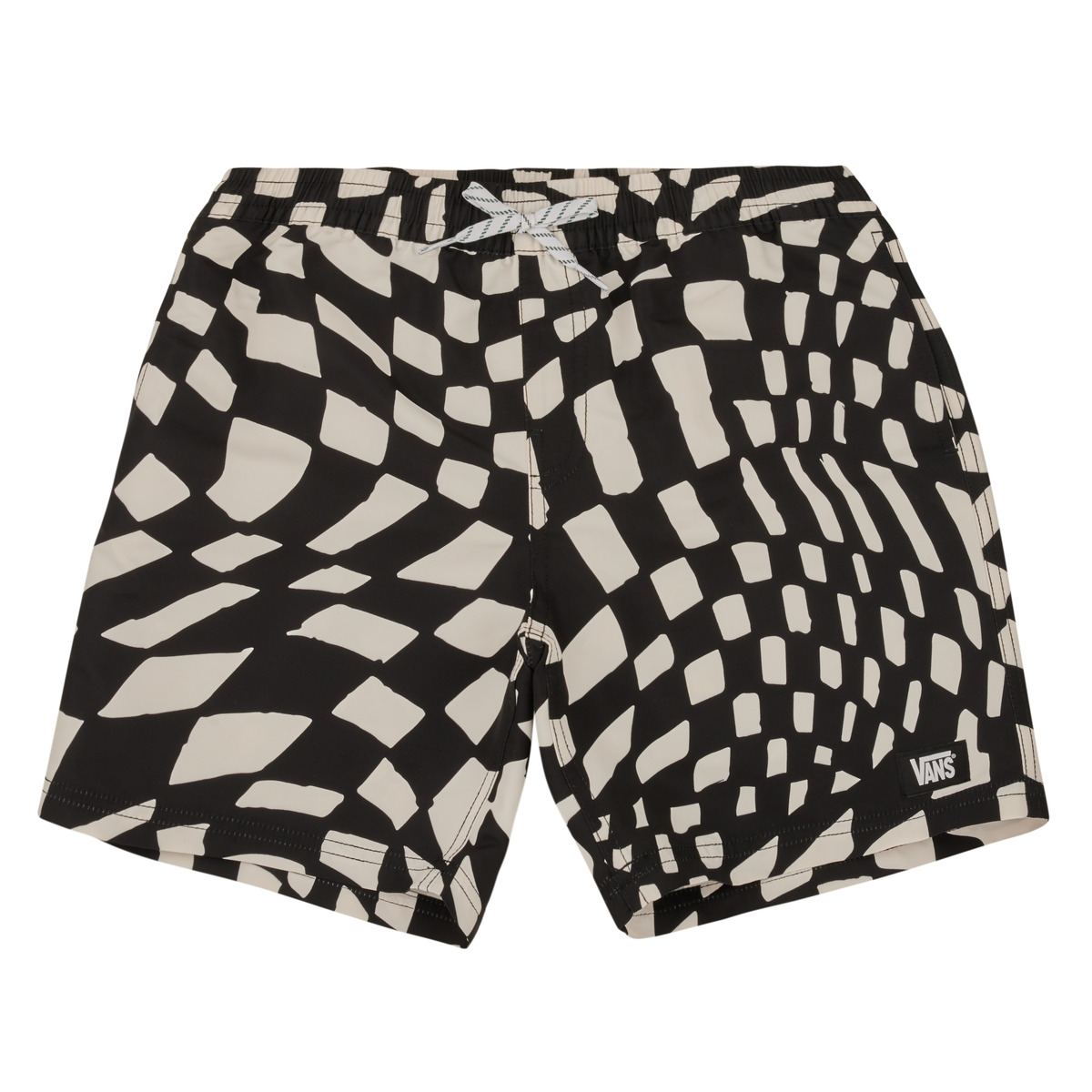 Vans - PRIMARY II PRINTED ELASTIC BOARDSHORT - Black / White