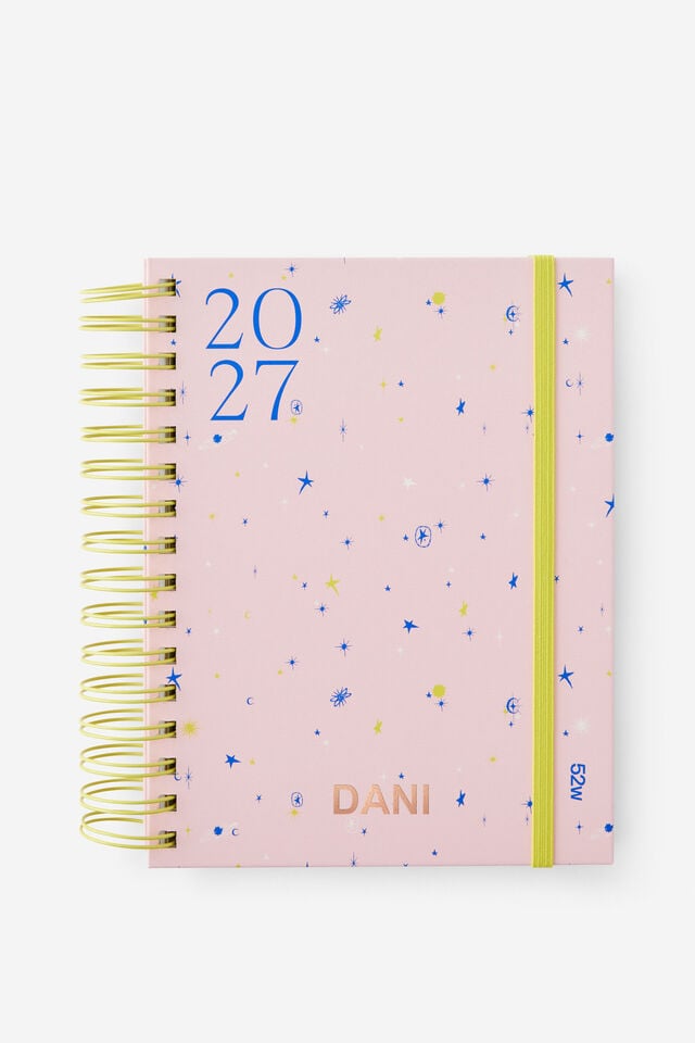 Personalised 2027 A5 Weekly Bright Days Diary