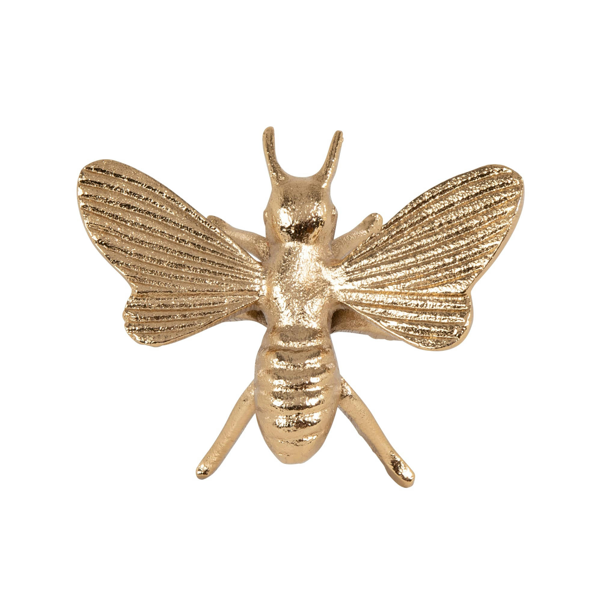 INSECTO - Statuette insecte en aluminium doré H5