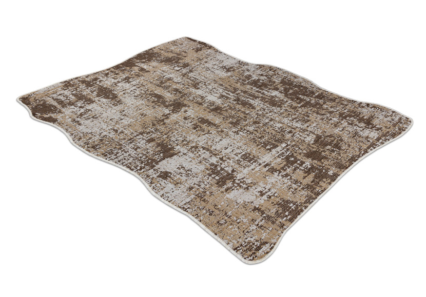 Dywan ORGANIC 2755 sizal Abstrakcja beżowy / naturalny - 120x170 cm