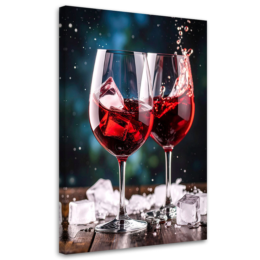 Obraz do kuchni jadalni, Czerwone wino 20x30