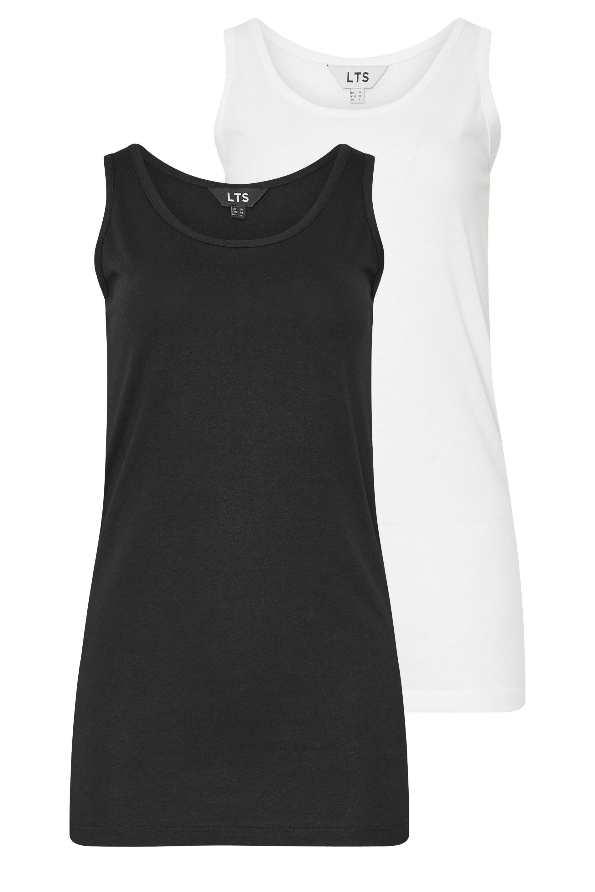 Long Tall Sally Tall 2 Pack Vest Tops