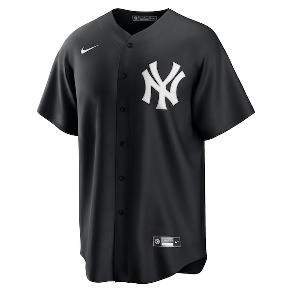 Derek Jeter New York Yankees Nike Lights Out Replica Player Jersey - Black