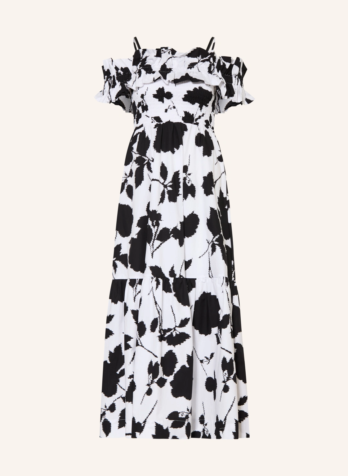 MARYAN MEHLHORN Strandkleid FLORASCAPE mit Rüschen