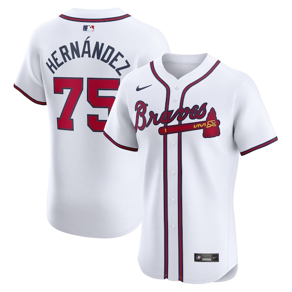 Daysbel Hernandez Atlanta Braves Nike Home Elite Player Jersey - White