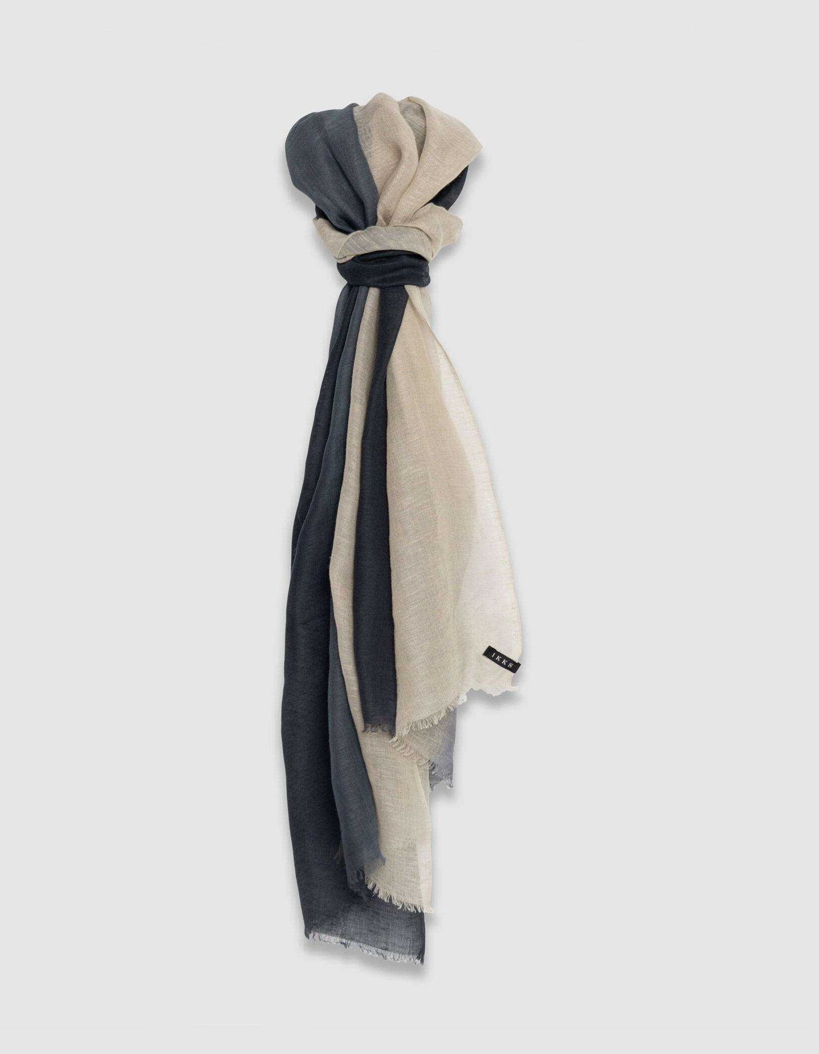Foulard marine effet deep dye Homme