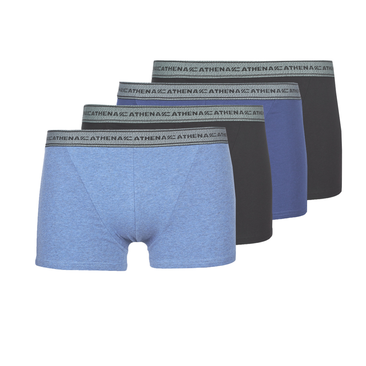 Athena - BASIC COTON - Blue / Black / Blue / Black