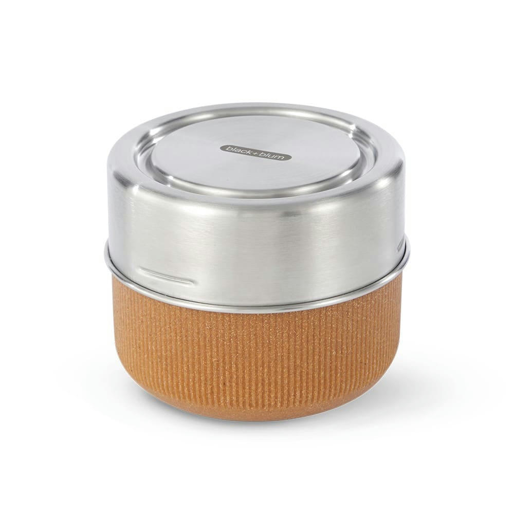 - Lunch pot en verre et silicone verre amande