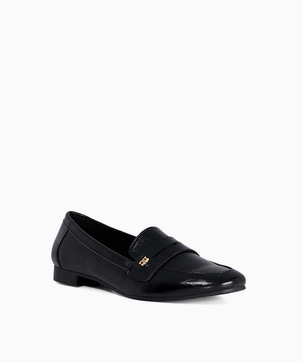 Guitar Black - Logo-Detail Penny Loafers