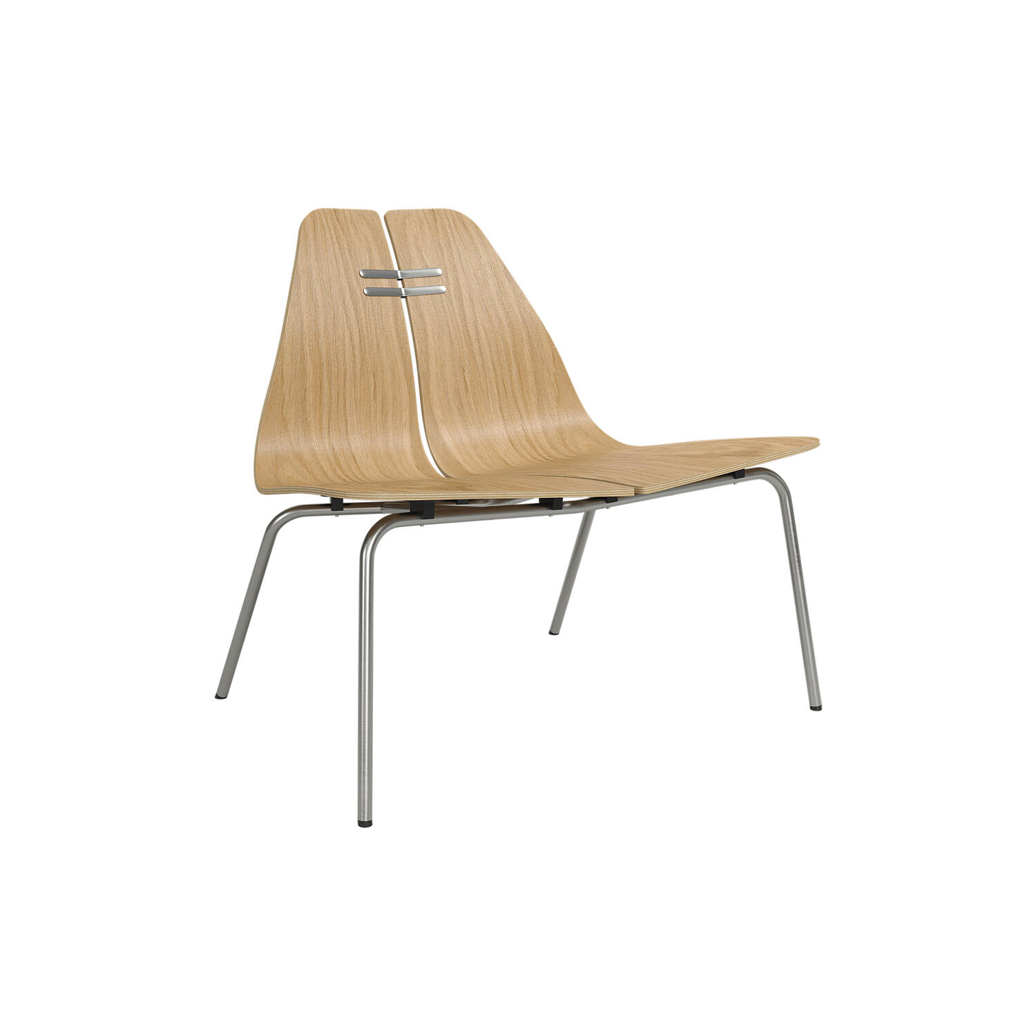 PK23&trade; loungestol, lakeret eg/st&aring;l