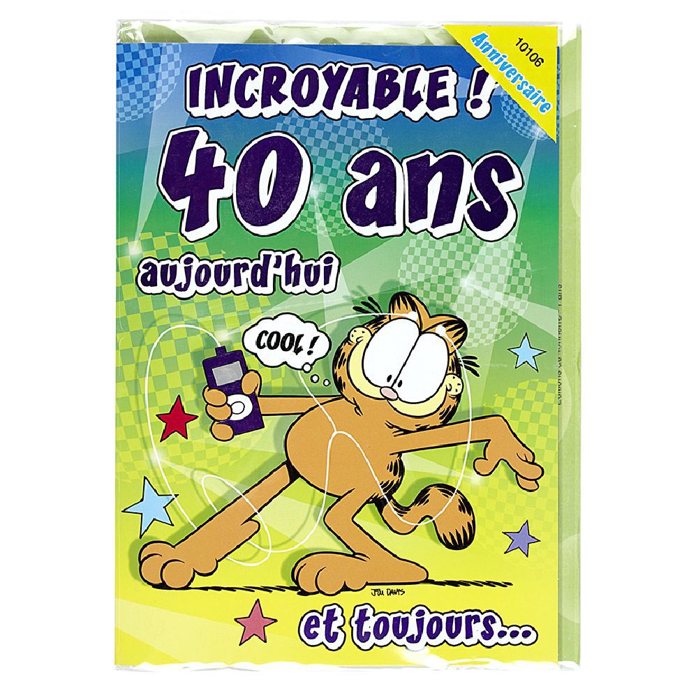 Carte maxi Garfield
