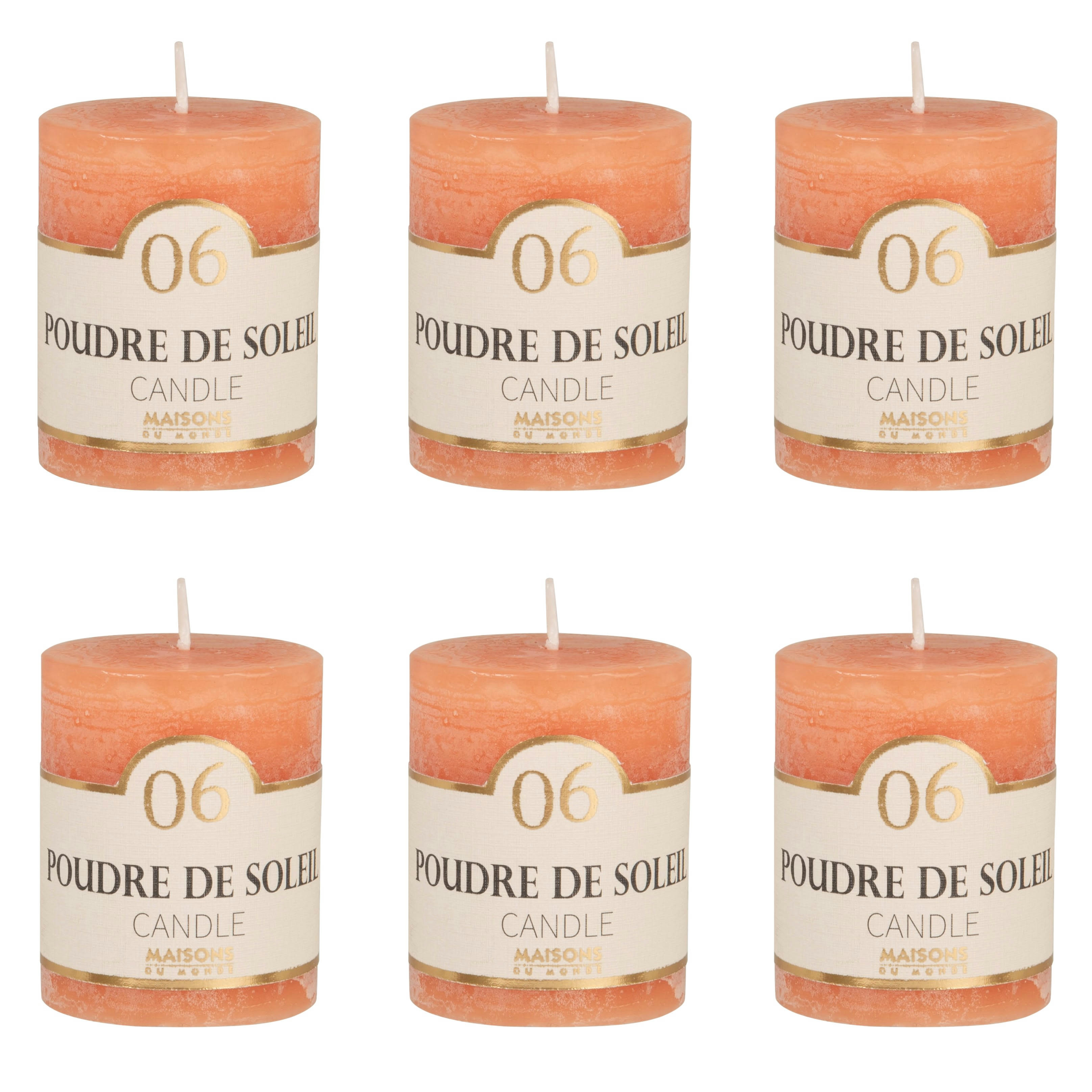 COLORAMA - Bougie parfumée terracotta H6, 75g