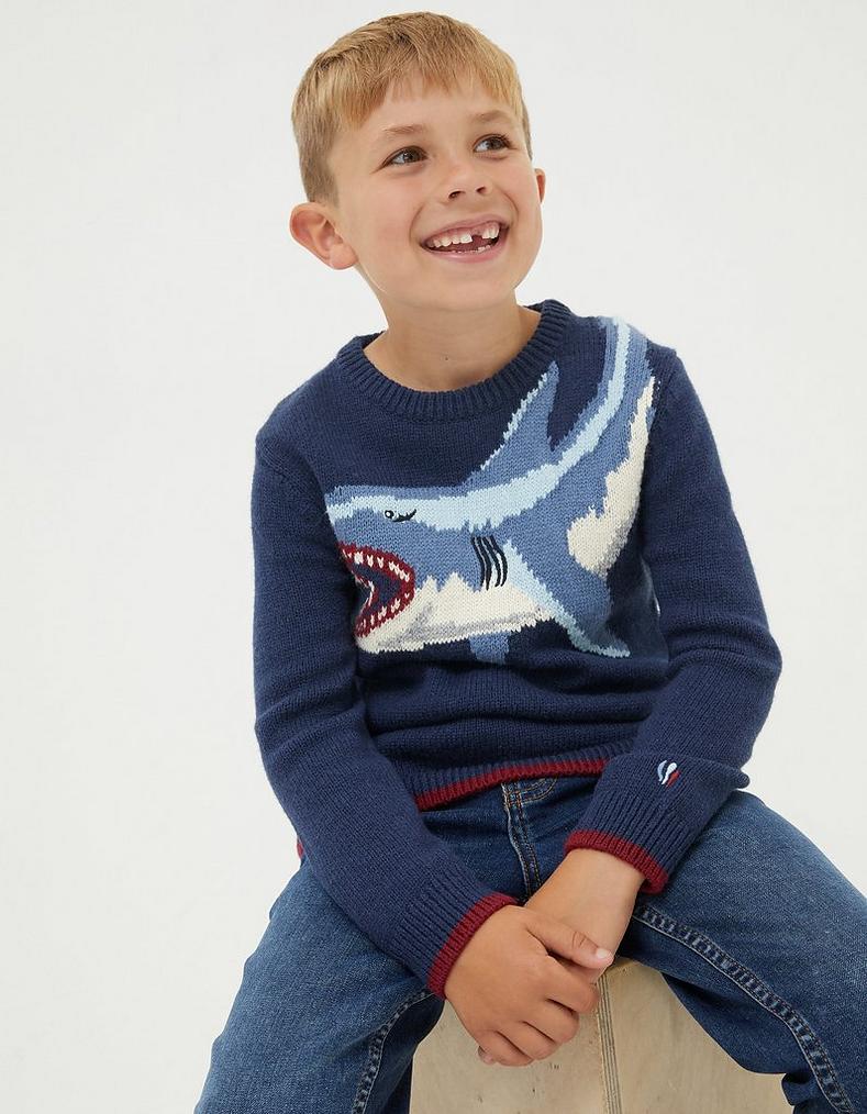 Shark Knitted Jumper