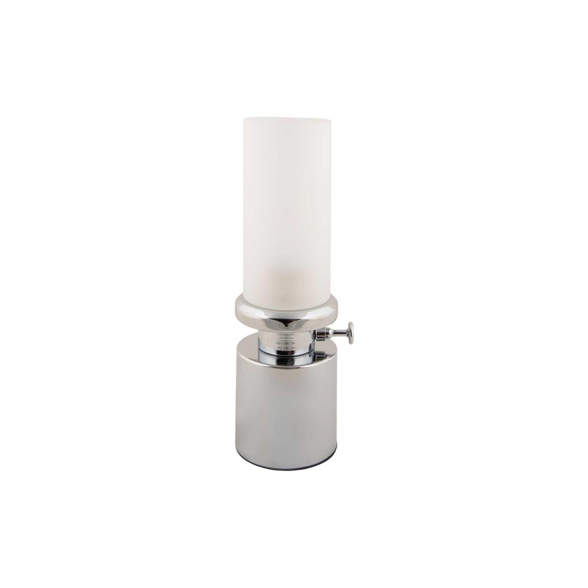 Leitmotiv tafellamp Camp LED - zilver - Ø7.8cm