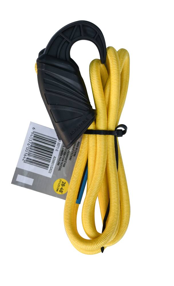 Certified Adjustable Bungee Cord, for Light Duty Use, 16-24-in