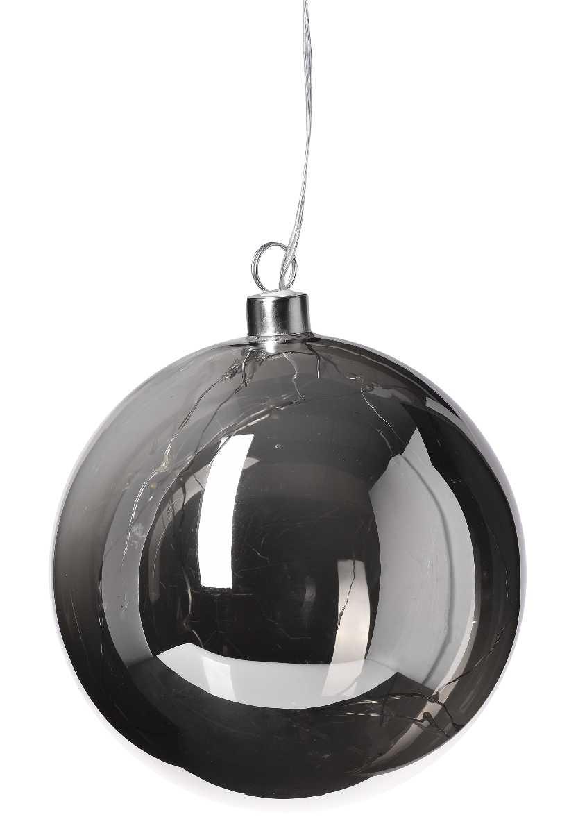 Szara bombka LED 15cm