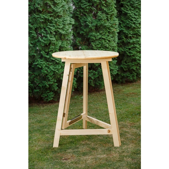 Partytisch, BxHxT: 80 x 110 x 80 cm, Tischplatte: Holz