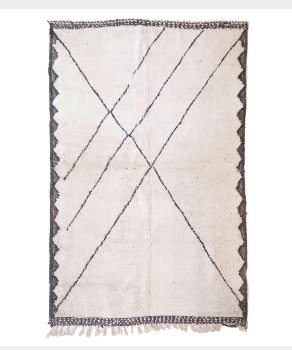 BERBERE - Tapis Berbere marocain pure laine 168x261