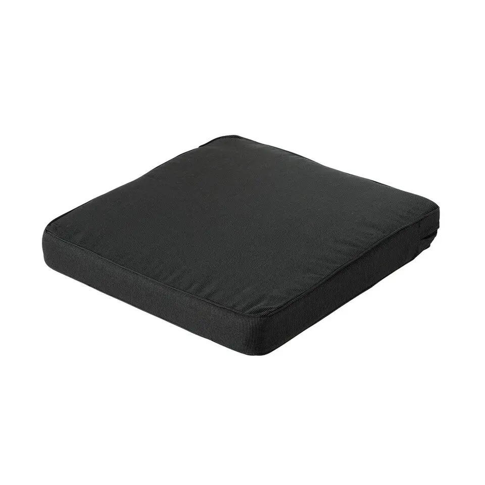 Madison - Lounge Profi-Line Zitkussen Rib black - Ca. 60x60 cm - Set van 2