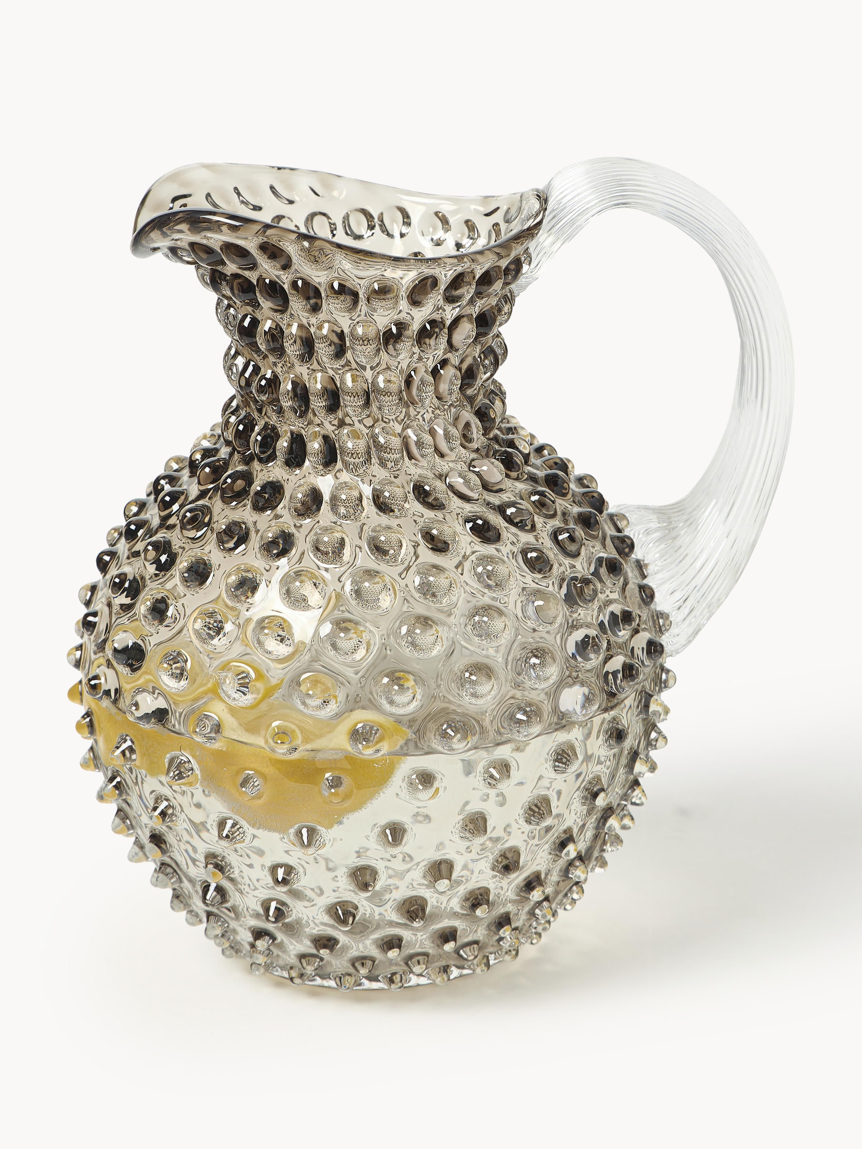 Mundgeblasener Krug Hobnail, 2 L