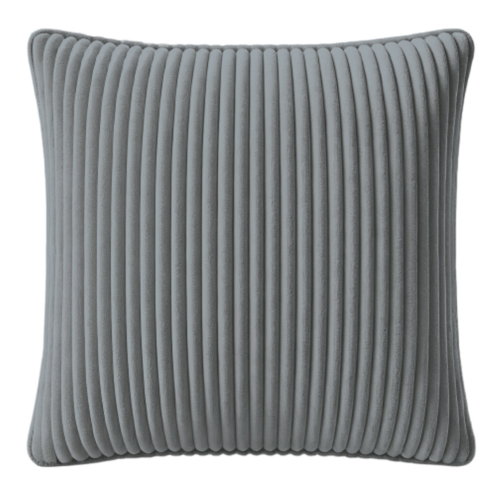 Poszewki premium na poduszki 45x25cm welur sztruks SZARY